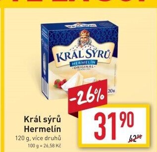 Sýr Hermelín Král sýrů
