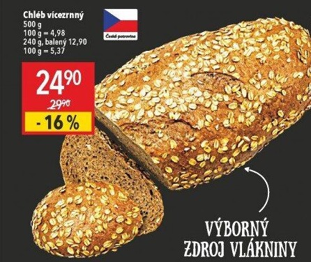 Chléb vícezrnný