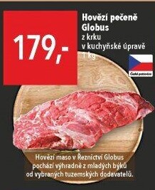Hovězí pečeně z krku Globus