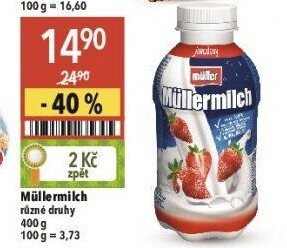 Nápoj mléčný Müllermilch Müller