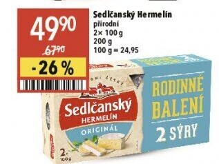 Sýr Hermelín Sedlčanský