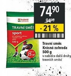 Travní směs Krásná zahrada