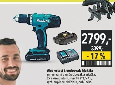 Aku šroubovák Makita DDF453SYX4