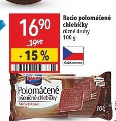 Chlebíčky polomáčené Racio