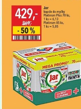Kapsle do myčky Platinum Plus Jar