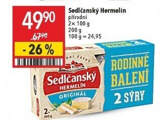 Sýr Hermelín Sedlčanský