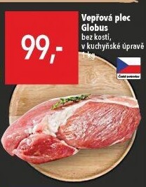 Vepřová plec bez kosti Globus