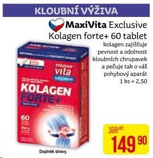 Doplněk stravy Kolagen forte Exclusive MaxiVita