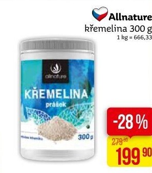 Křemelina prášek Allnature
