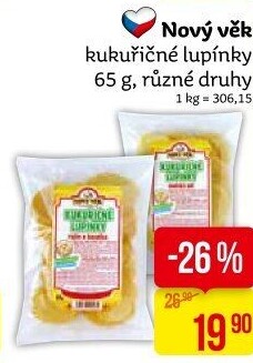 Lupínky kukuřičné Nový věk