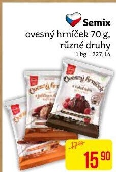 Ovesný hrníček bez lepku Semix