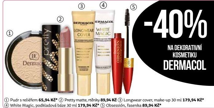 Pudr s reliéfem krajky Dermacol