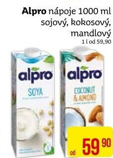 Rostlinné nápoje Alpro Soya