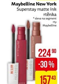 Tekutá rtěnka Superstay Matte Ink Maybelline