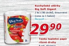 Kuchyňské utěrky 2vrstvé Gigant Big Soft