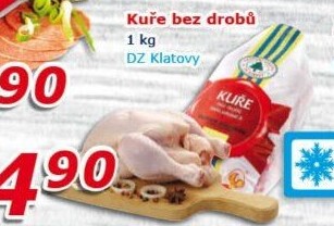 Kuře mražené DZ Klatovy