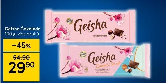 Čokoláda Geisha