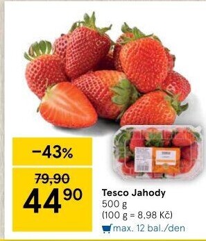 Jahody Tesco