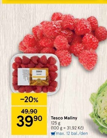 Maliny Tesco