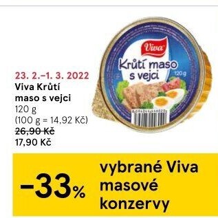Maso krůtí s vejci Viva Carne