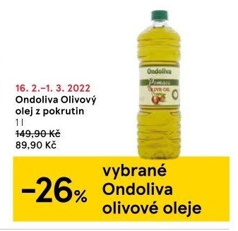 Olej z pokrutin Ondoliva