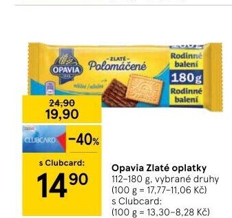Oplatky Zlaté Opavia