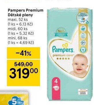 Pleny dětské Pampers Premium Care