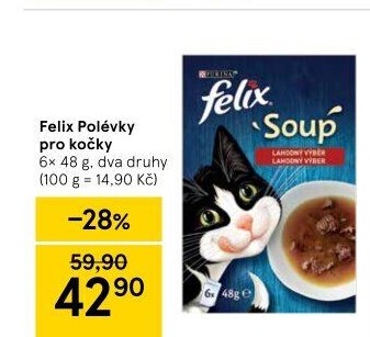 Polévka pro kočky Felix Purina