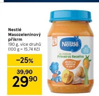 Příkrm masozeleninový Nestlé