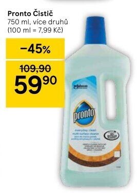 Prostředky čisticí Pronto