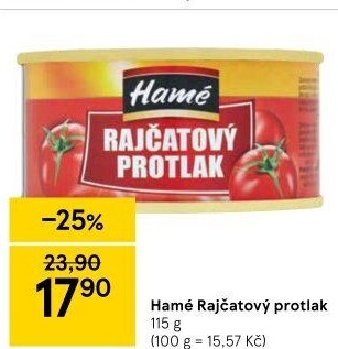 Rajčatový protlak Hamé