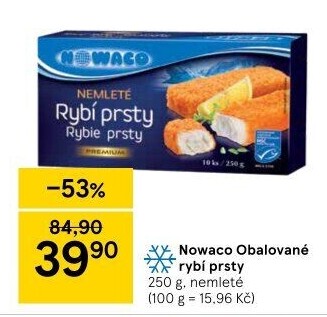 Rybí prsty nemleté mražené Nowaco Premium