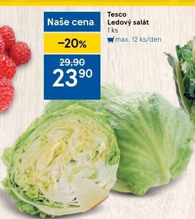 Salát ledový Tesco