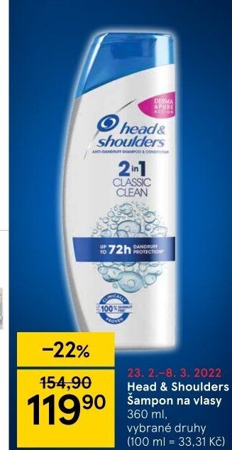 Šampon proti lupům Head&amp