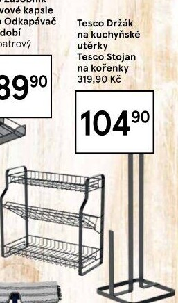 Stojan na papírové utěrky Tesco