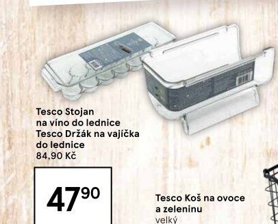 Stojan na víno do lednice Tesco