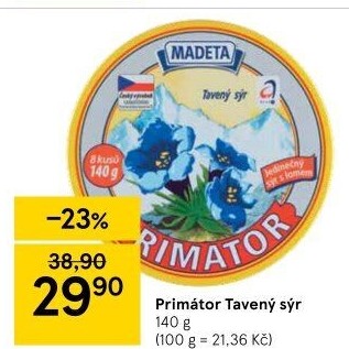 Sýr tavený Primátor Madeta