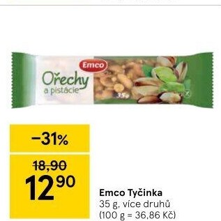 Tyčinka s ořechy Emco