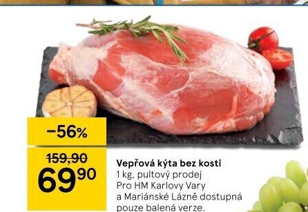 Vepřová kýta bez kosti