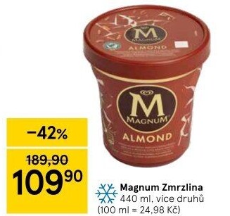 Zmrzlina v kelímku Magnum Algida