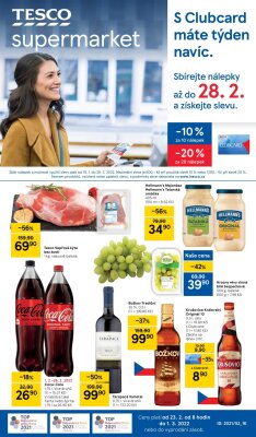 akční leták Tesco 23.2.2022-1.3.2022