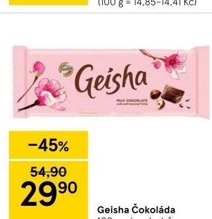 Čokoláda Geisha