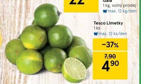 Limety Tesco