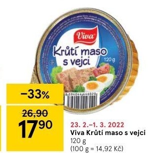 Maso krůtí s vejci Viva Carne