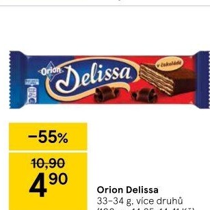 Oplatky celomáčené Delissa Orion