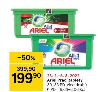 Prací kapsle Ariel