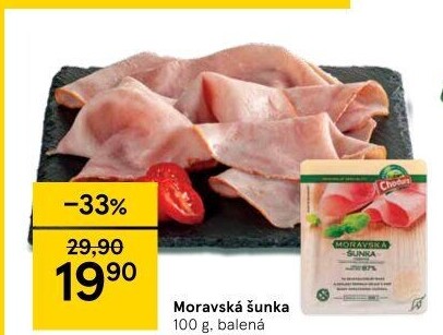 Šunka moravská výběrová Beskydské uzeniny Chodura