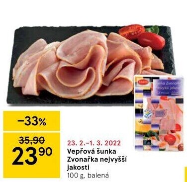Šunka Zvonařka nejvyšší jakosti LE&amp