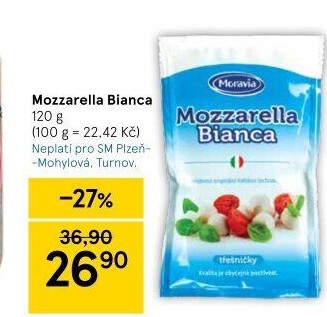Sýr Mozzarella Bianca Moravia