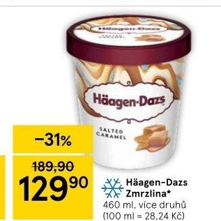 Zmrzlina v kelímku Häagen-Dazs
